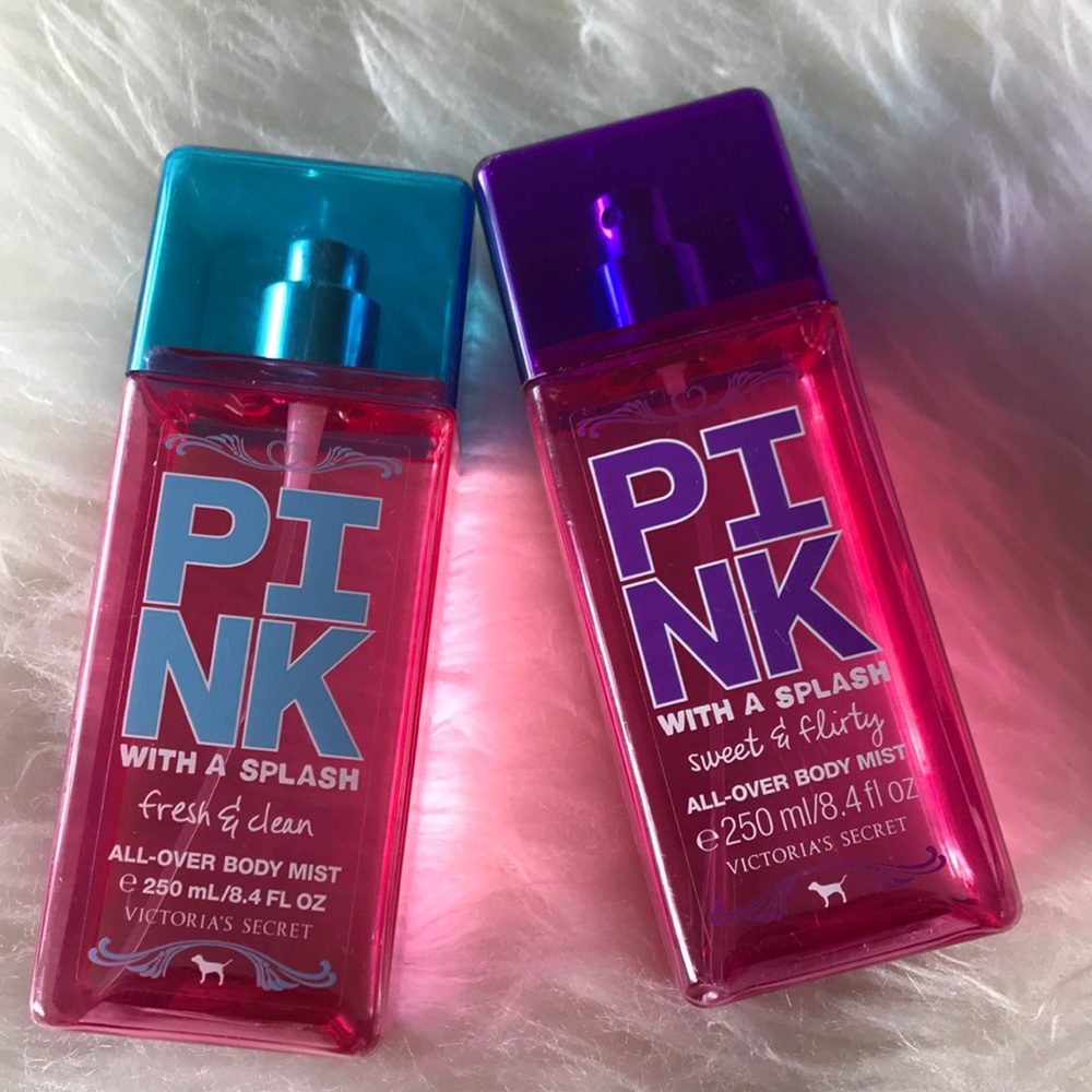 PINK Body Splashes